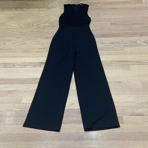 Privy Black Lace Jumpsuit